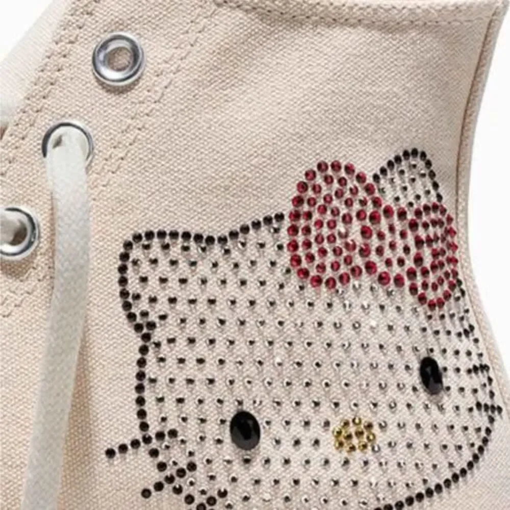 RARE Sanrio Hello Kitty + Swarovski +Converse Chuck 70 Limited Edition M 10 /W12